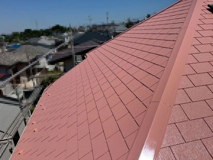 屋根塗装工事完了 屋根塗装工事完了