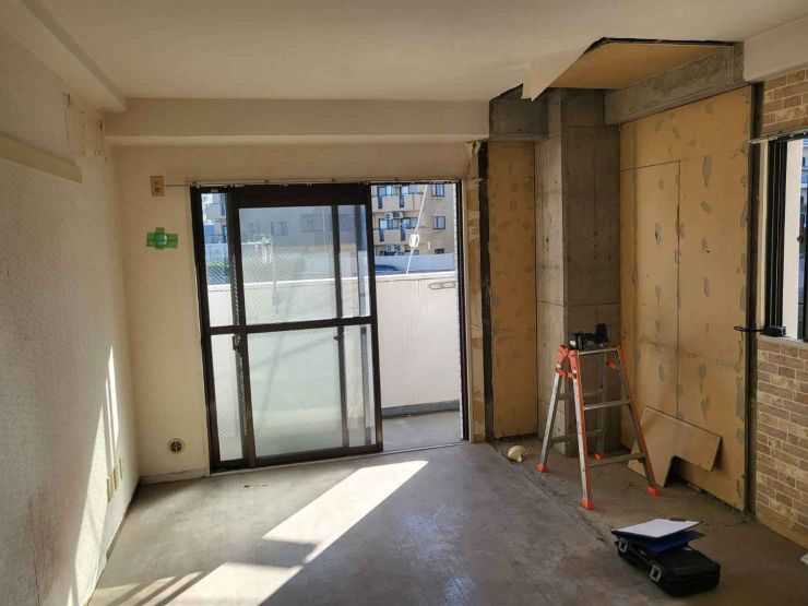 賃貸住宅解体中 賃貸住宅解体中