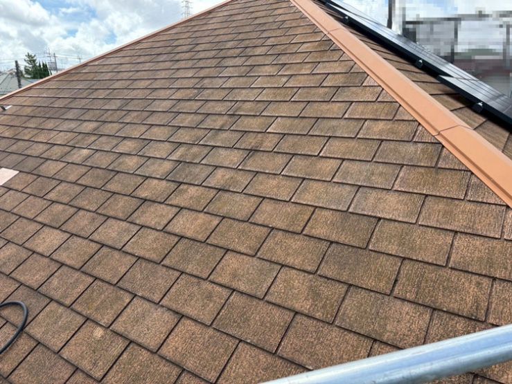 屋根塗装工事前 屋根塗装工事前